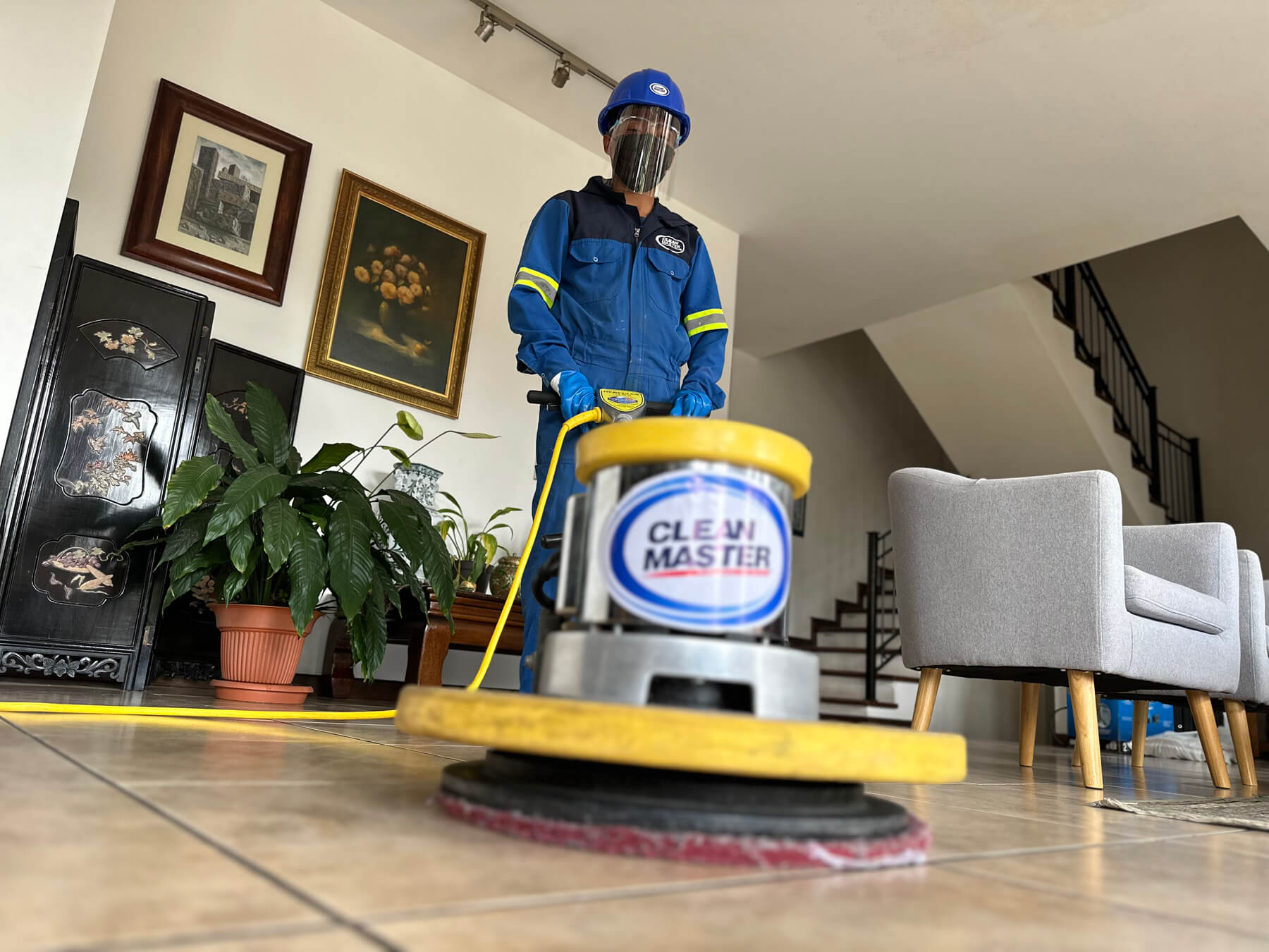 Clean Regent technician at work
